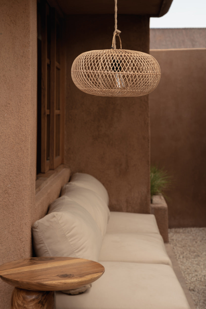 Wholly Pendant Lamp - Natural Rattan - Small