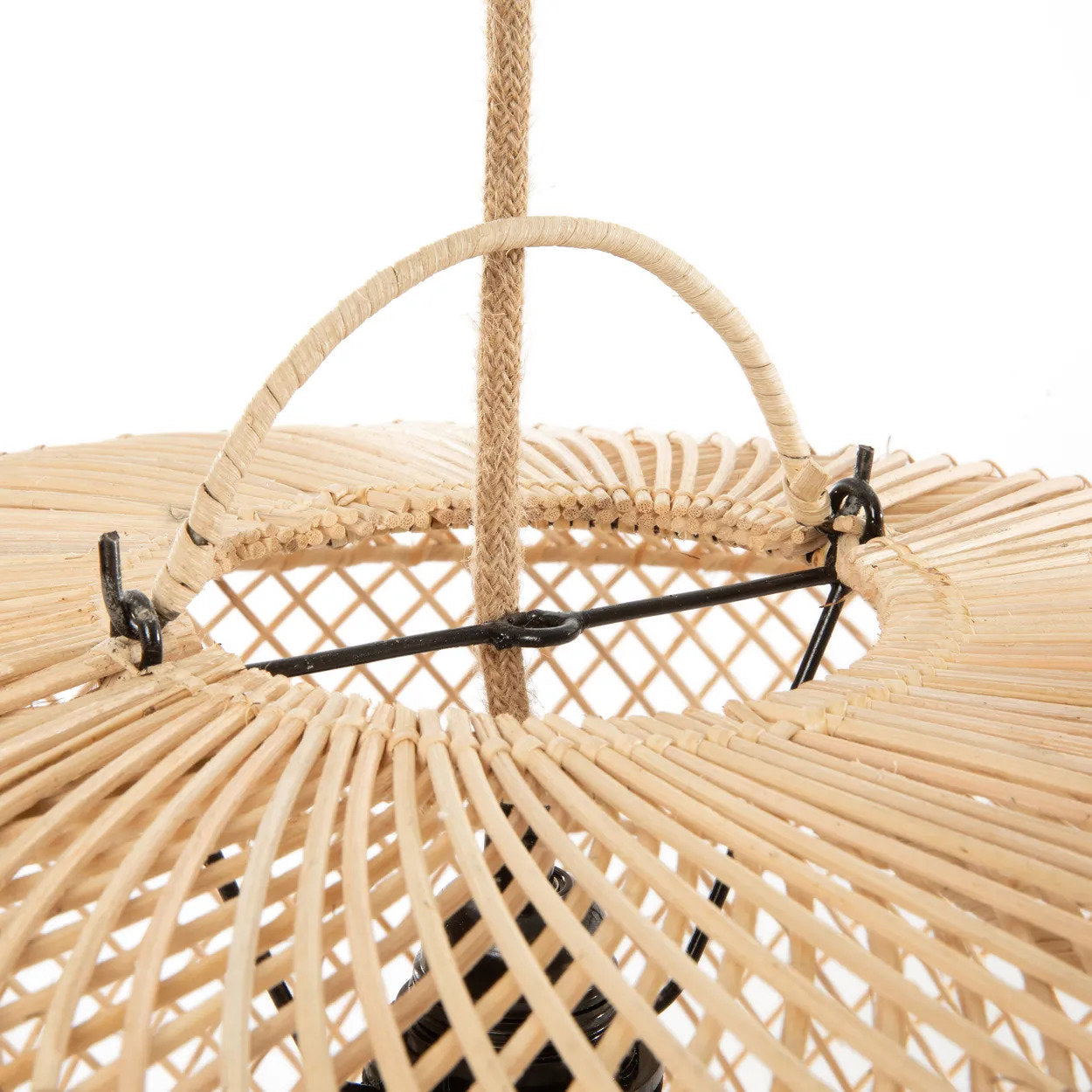 Wholly Pendant Lamp - Natural Rattan - Small