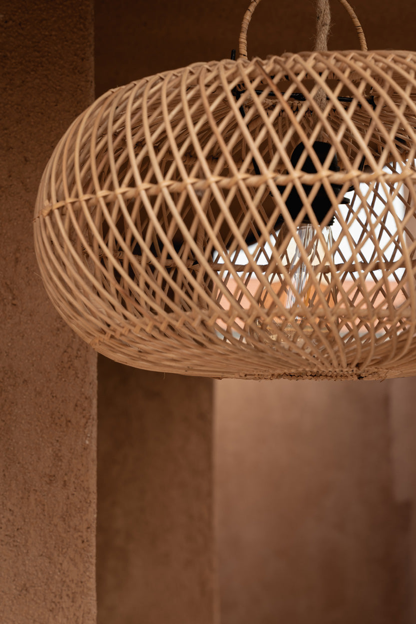 Wholly Pendant Lamp - Natural Rattan - Small