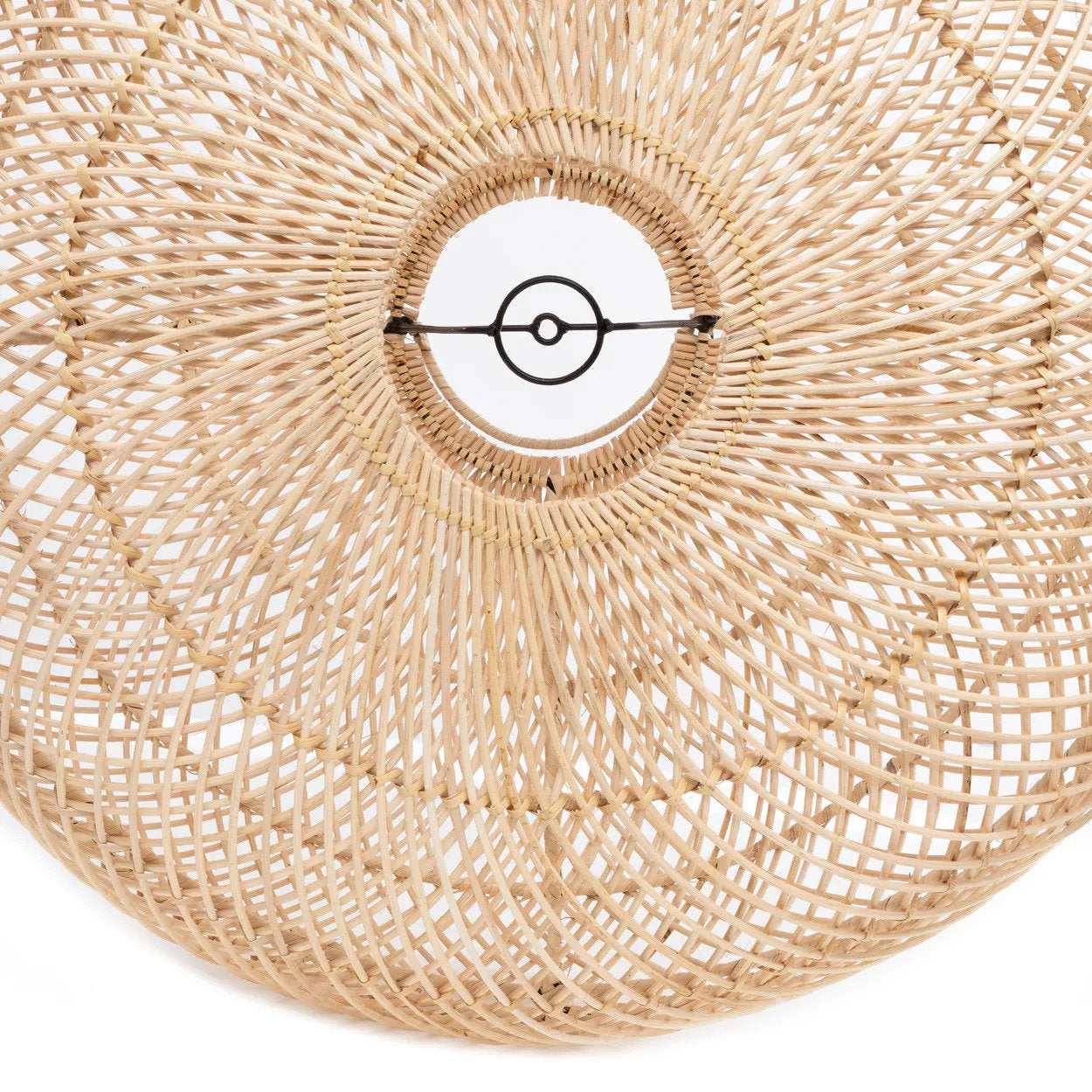 Woven basket with a circular design Bali style