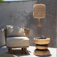 rattan pendant lamp Dumpling Bali