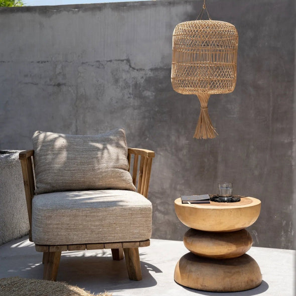 rattan pendant lamp Dumpling Bali