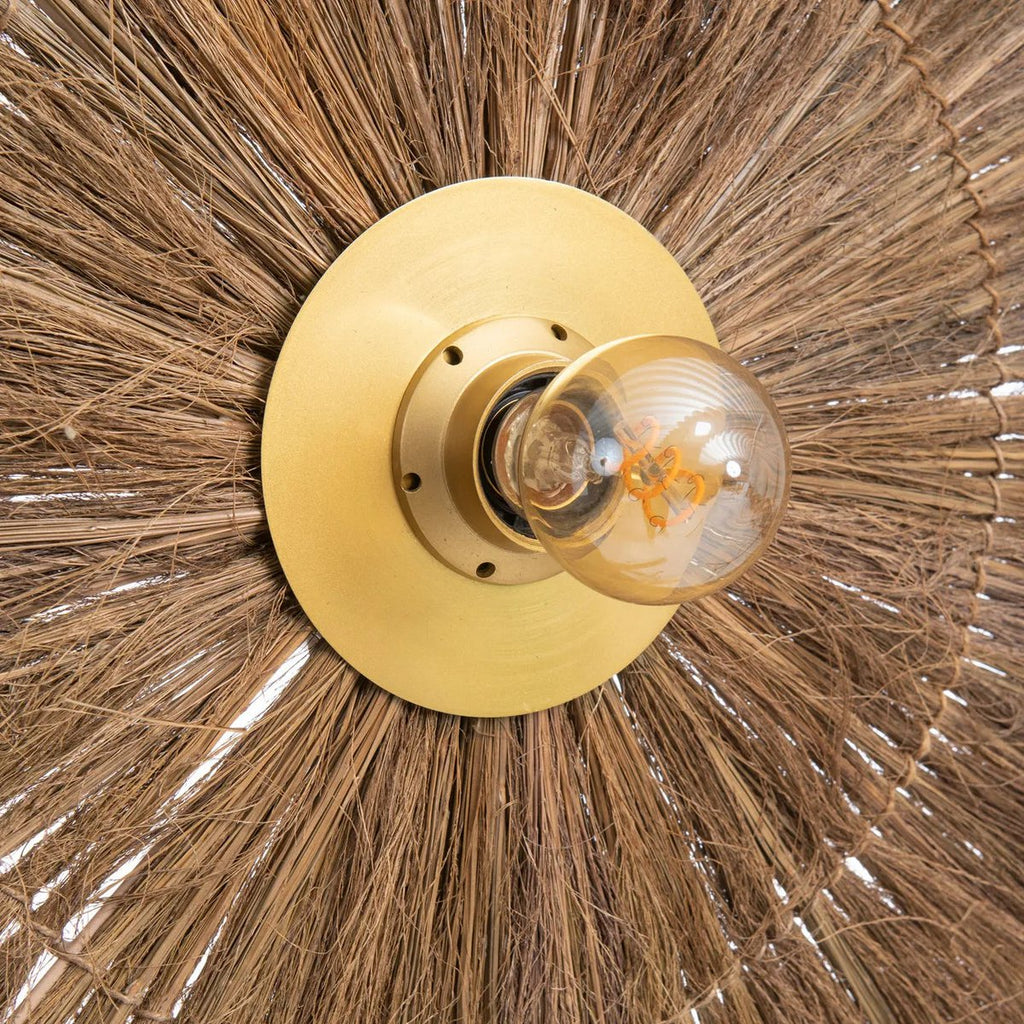 Bazar Bizar Chi Chi wall lamp L grass iron