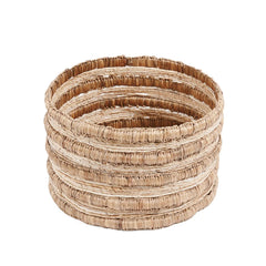 Bazar Bizar Chungu basket water hyacinth banana leaf plants storage
