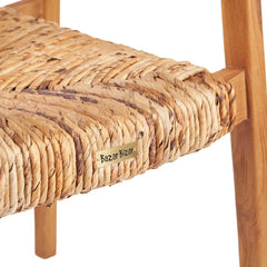 Bazar Bizar Suma dining chair stackable reclaimed teak wood
