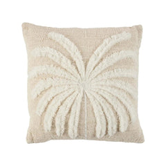 Bazar Bizar palm tree cushion cover off white