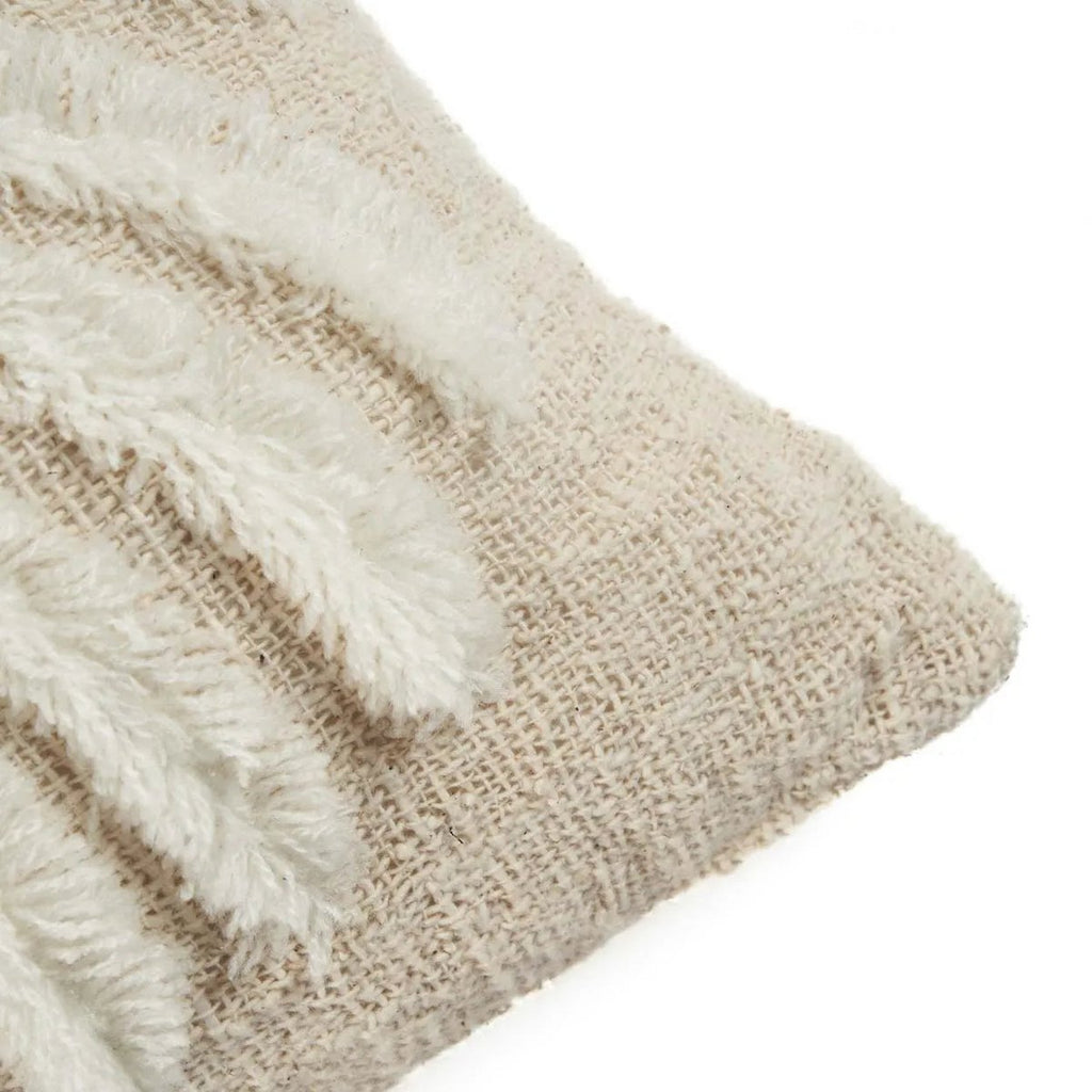 Bazar Bizar palm tree cushion cover natural white close up