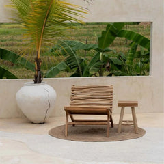Bazar Bizar seagrass rug natural 150 cm