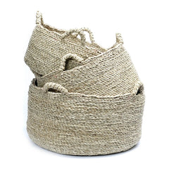 Bazar Bizar seagrass storage basket M set