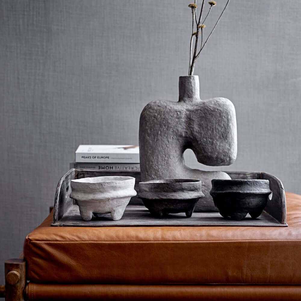 Bloomingville Asbjorn deco bowl paper mache