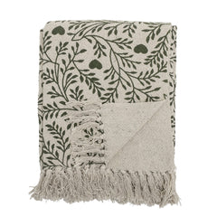 Bloomingville Maribelle throw green hearts