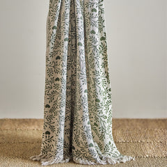 Bloomingville Maribelle throw green hearts