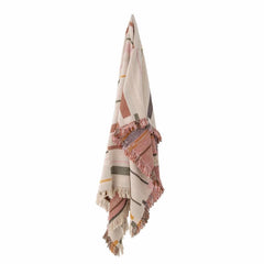 Toscana throw nature Bloomingville recycled cotton