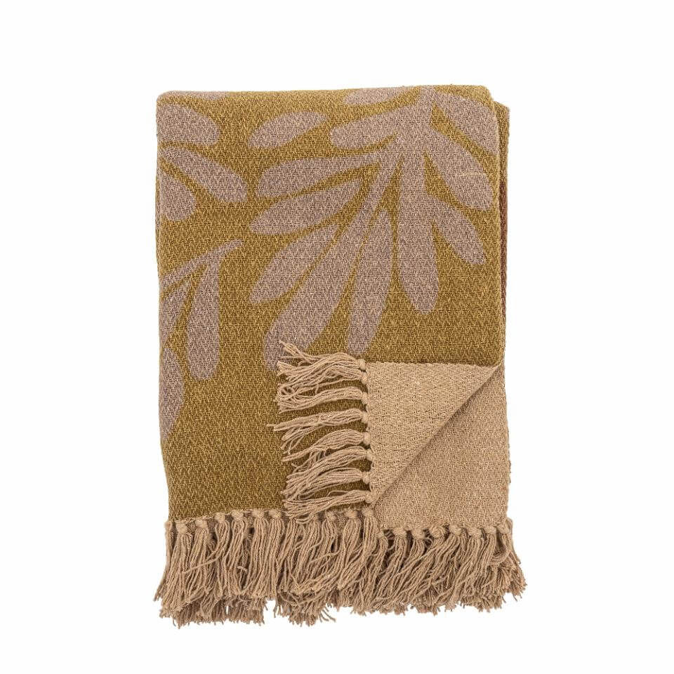 Kariert Lark Bloomingville gelb recycelte Baumwolle