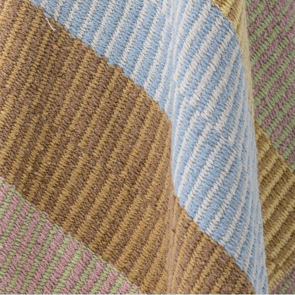 Bloomingville Isnel plaid multi recycled close up