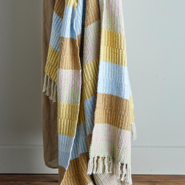 Bloomingville Isnel plaid multi recycled cotton