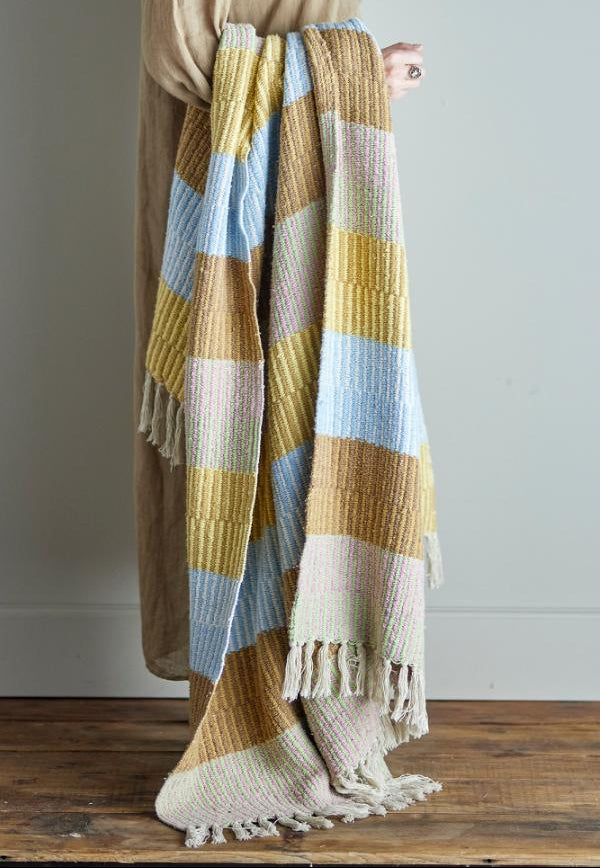 Bloomingville Isnel plaid multi recycled cotton