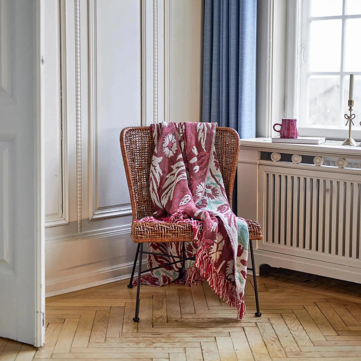 Bloomingville Jangal throw blanket styling