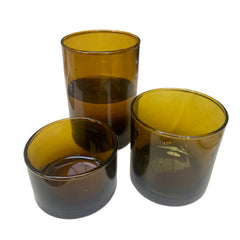 Brown recycled drinking glass Morocco Household Hardware Kadousse