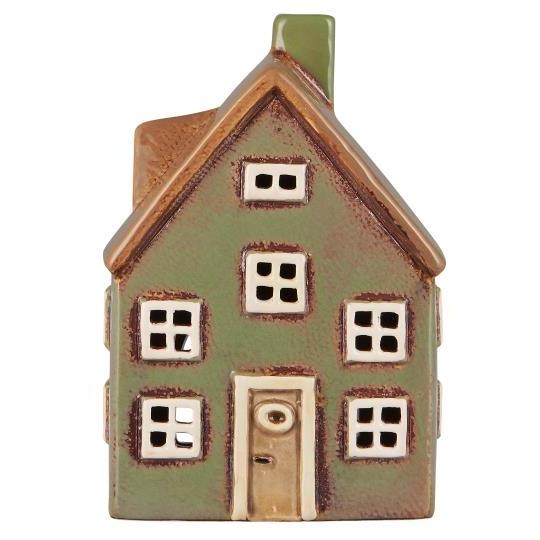 Ceramic house decor Ib Laursen green