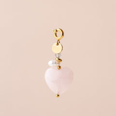 Charming Pendant with Gemstone Heart