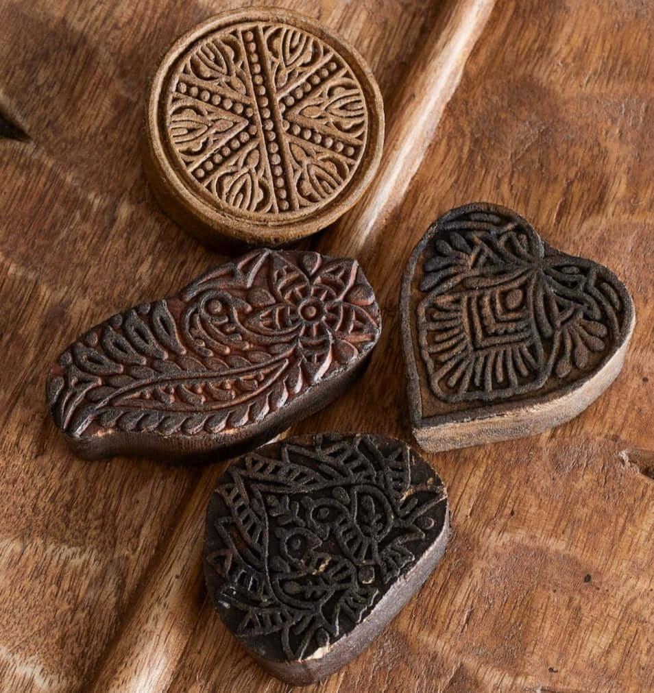 Creative Collection Sardia deco reclaimed wood print blocks