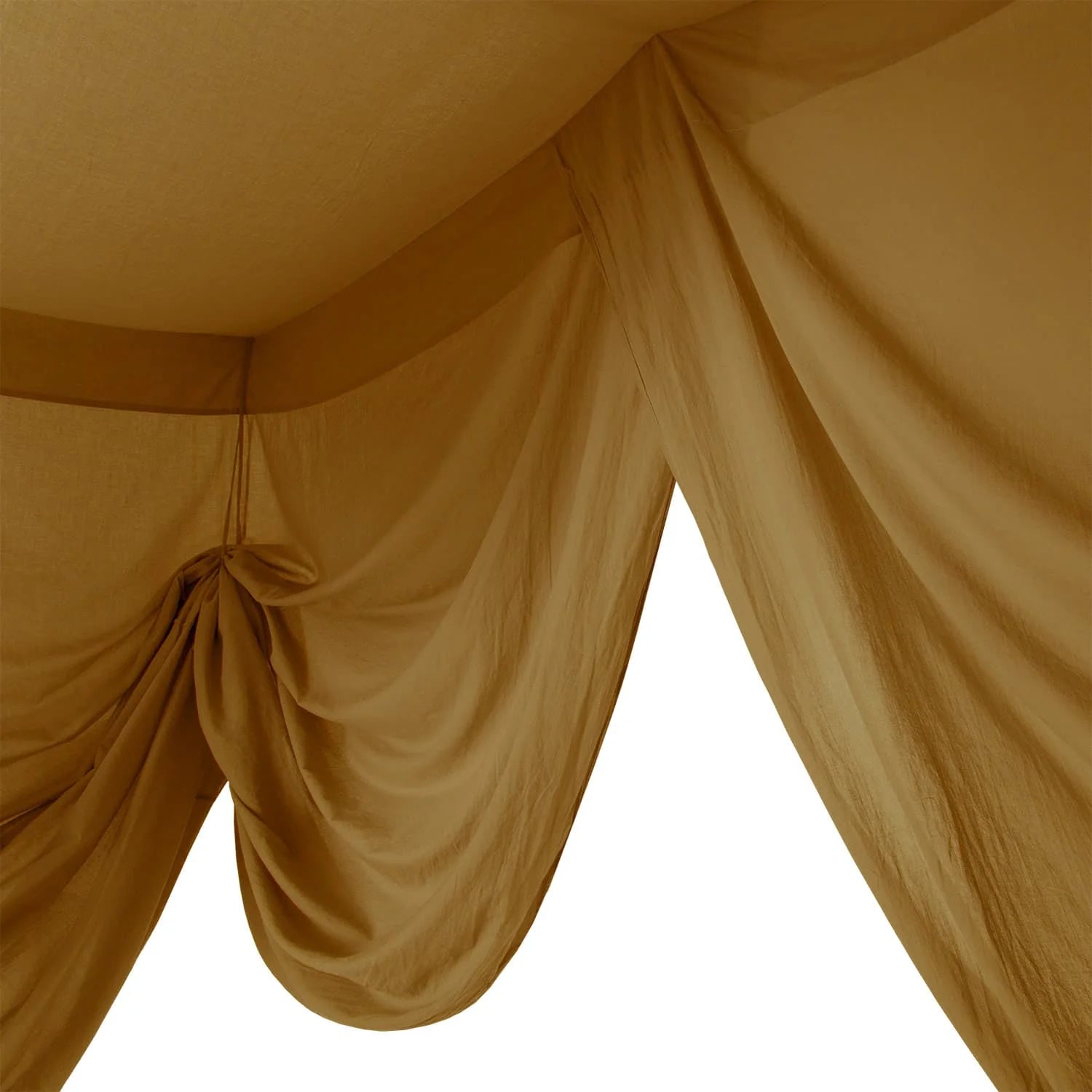 Double Bed Drape Gold Numero 74