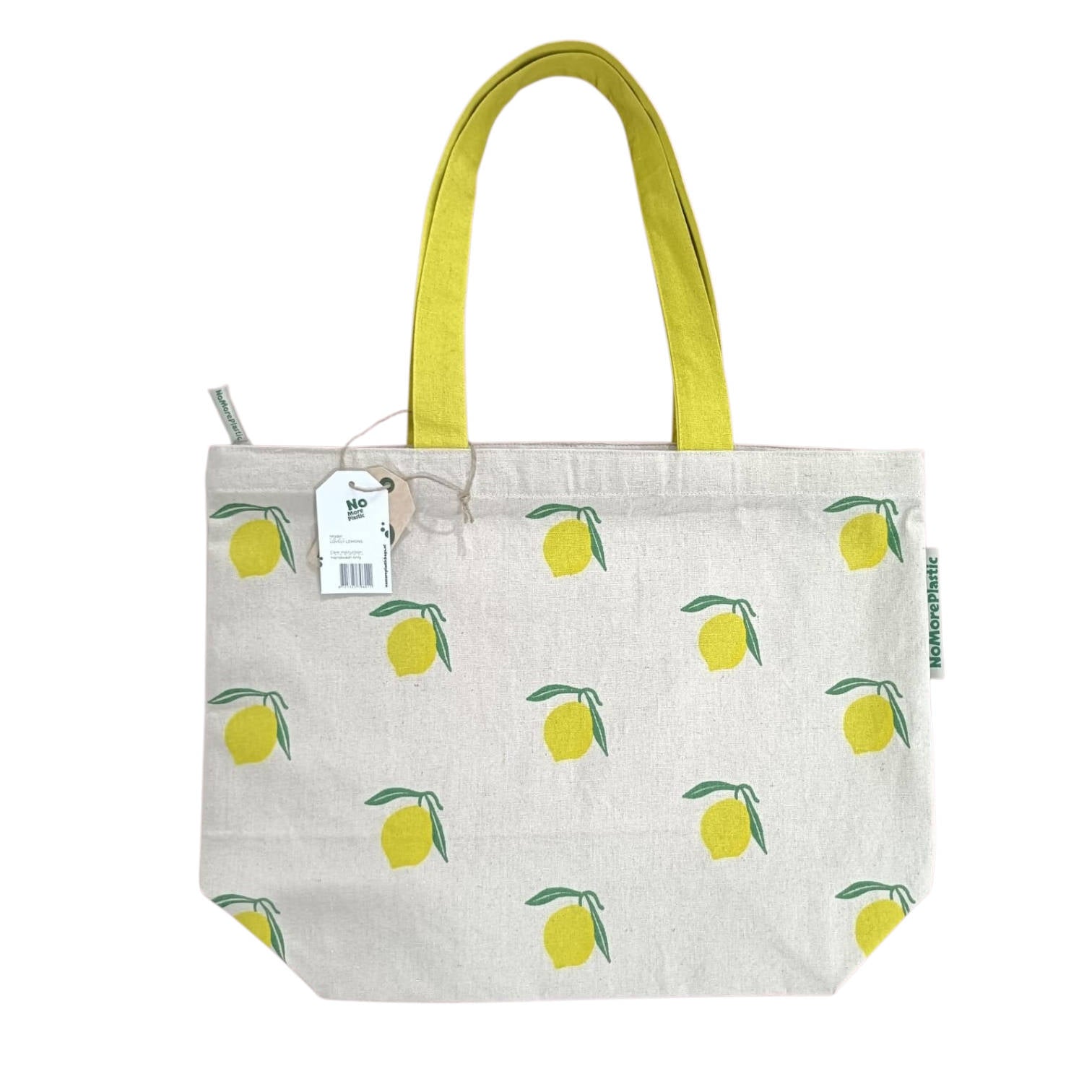 nachhaltige Einkaufstasche Zitronen Keine Plastiktüten mehr