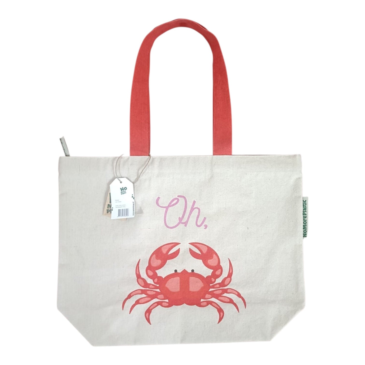 nachhaltige Einkaufstasche oh Krabbe Keine Plastiktüten mehr