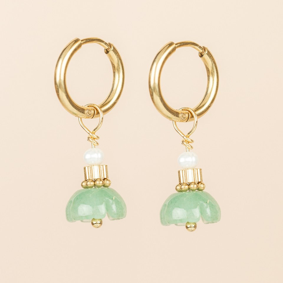 gemstone earrings Muja Juma energy stones