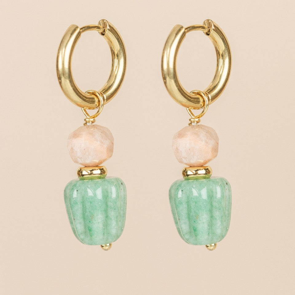 earrings Muja Juma calmness gemstones