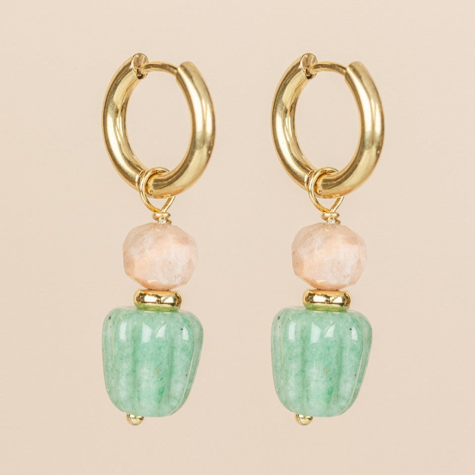 earrings Muja Juma calmness gemstones