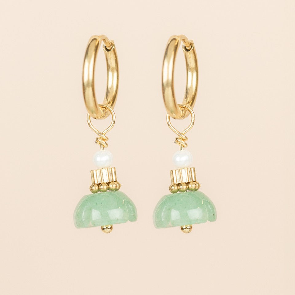 gemstone earrings Muja Juma energy stones