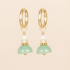 gemstone earrings Muja Juma energy stones