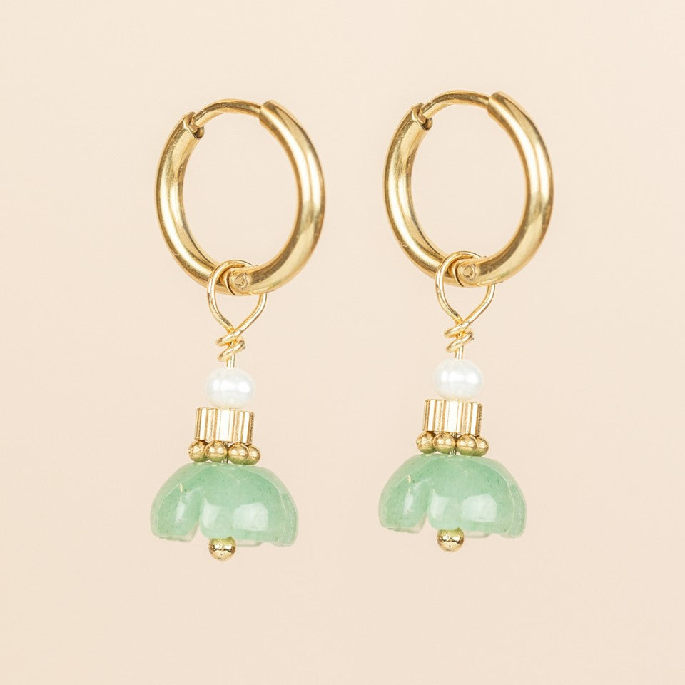 gemstone earrings Muja Juma energy stones