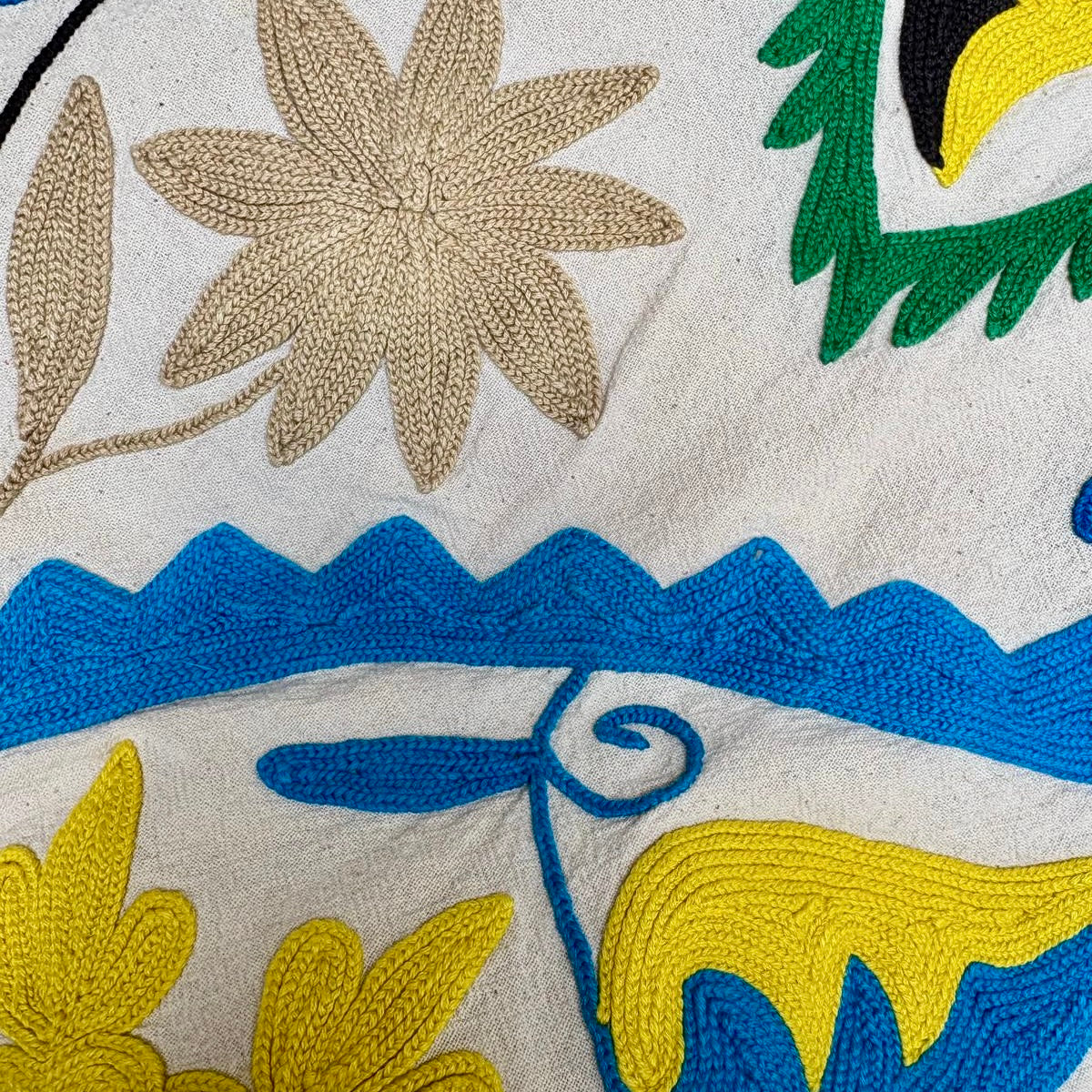 Bestickte Suzani Plaid Decke handgewebt