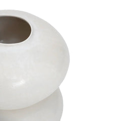 White ceramic Foss vase ceramic