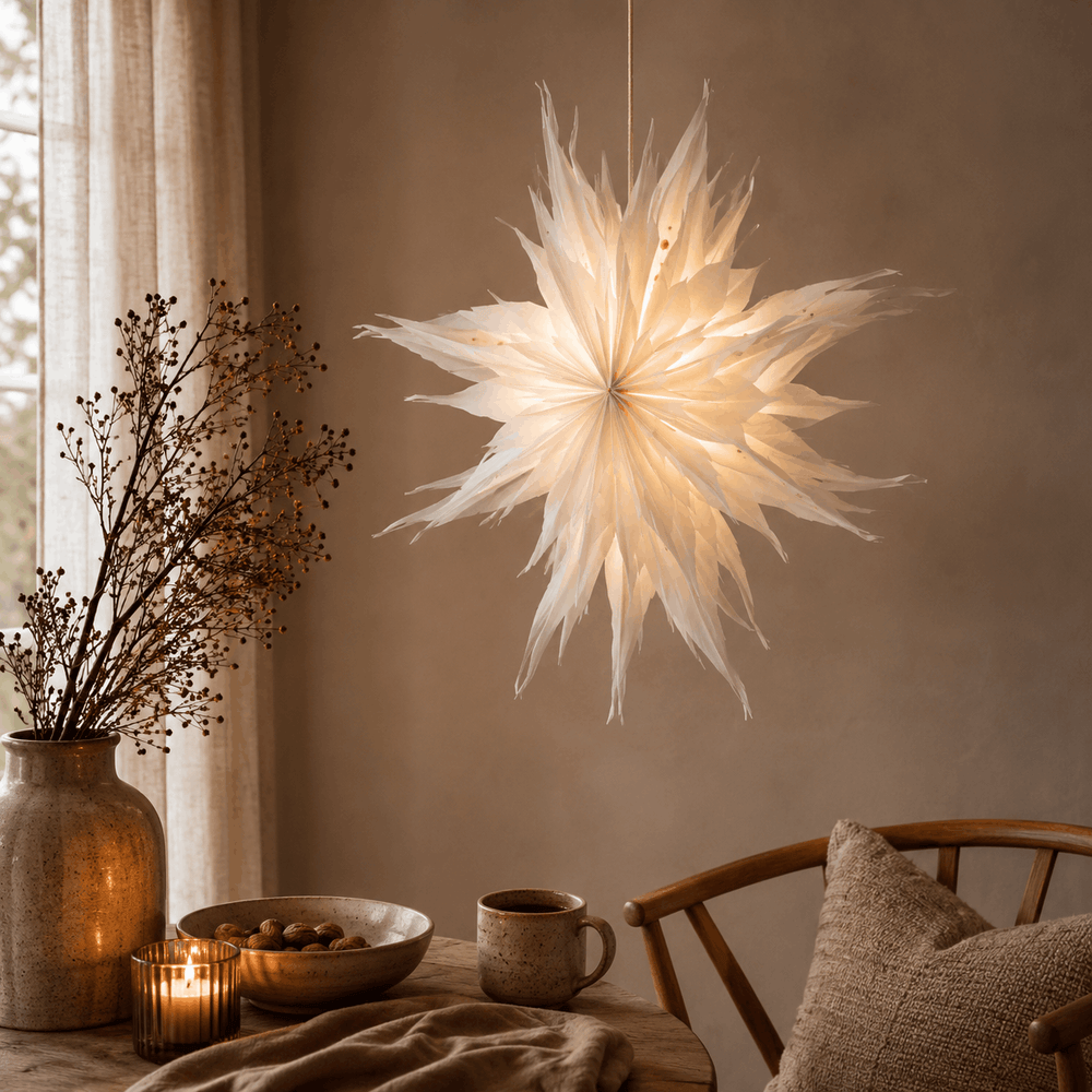 HomeBound by Kolony Christmas light star white