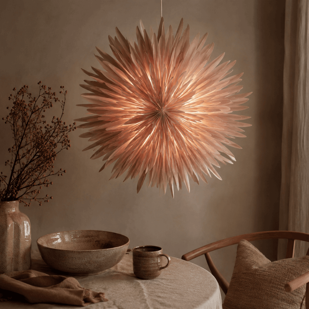 HomeBound by Kolony paper lantern snow pink 60cm table styling