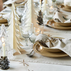 Ib Laursen Christmas table setting white
