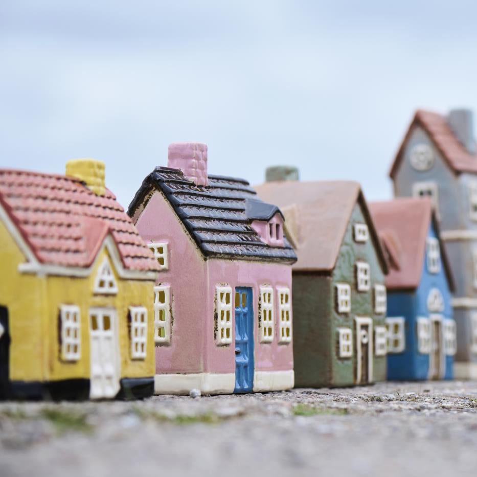 Ib Laursen ceramic houses My Home Town 