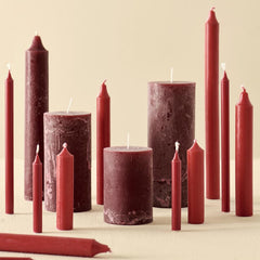 Ib Laursen eco-label candles red