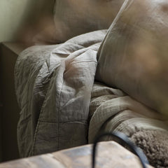 Ib Laursen vintage quilt cotton linen colour