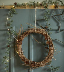 Ib Laursen wire string lights wreath
