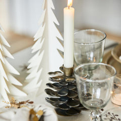 Ib laursen metal cone taper candle holder