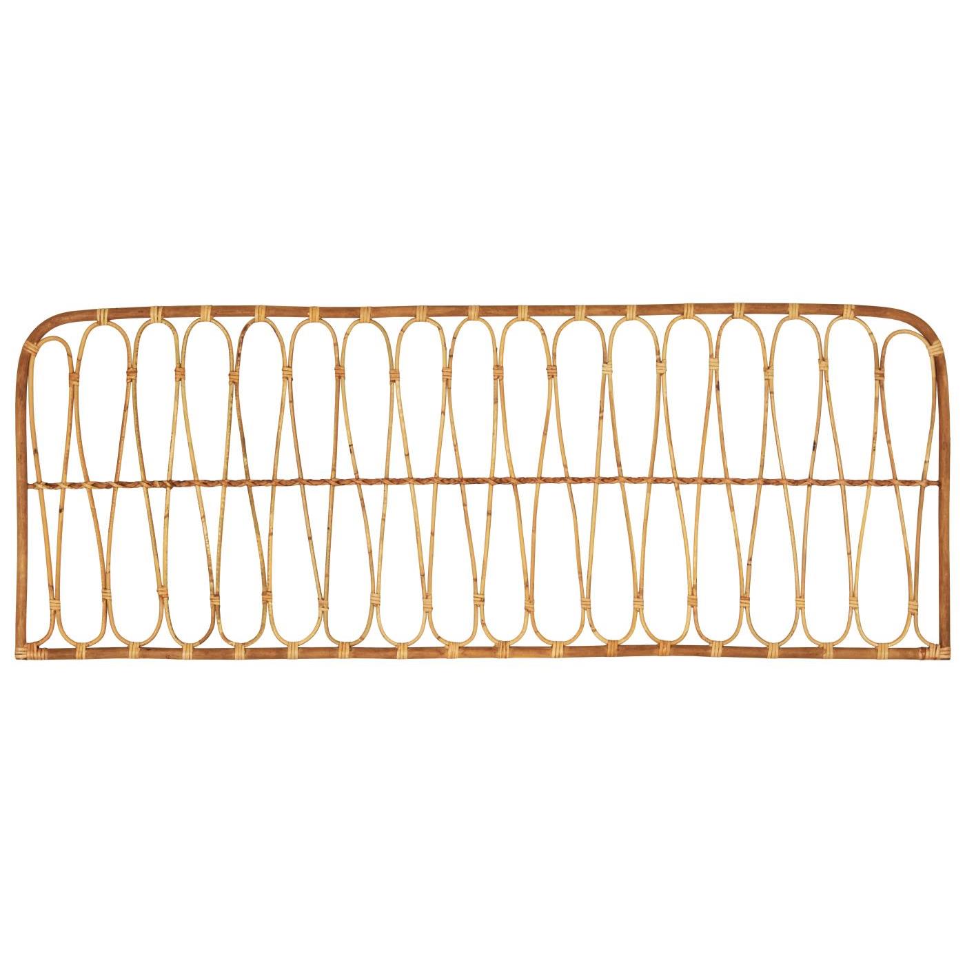 Ib laursen natural rattan headboard 160 cm