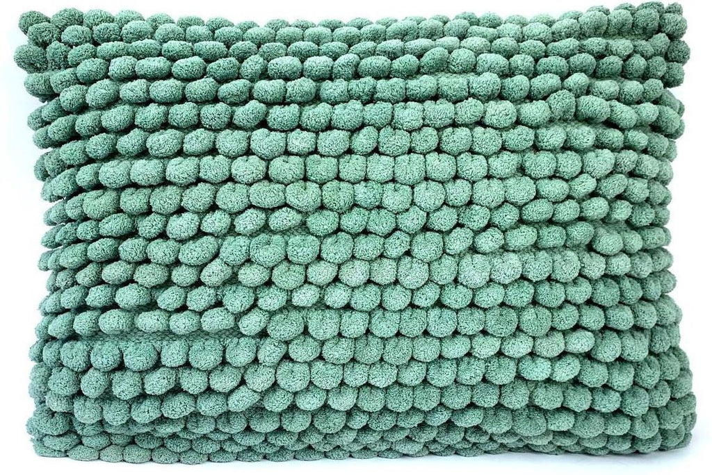 Imbarro popcorn cushion 40x0cm olive blue