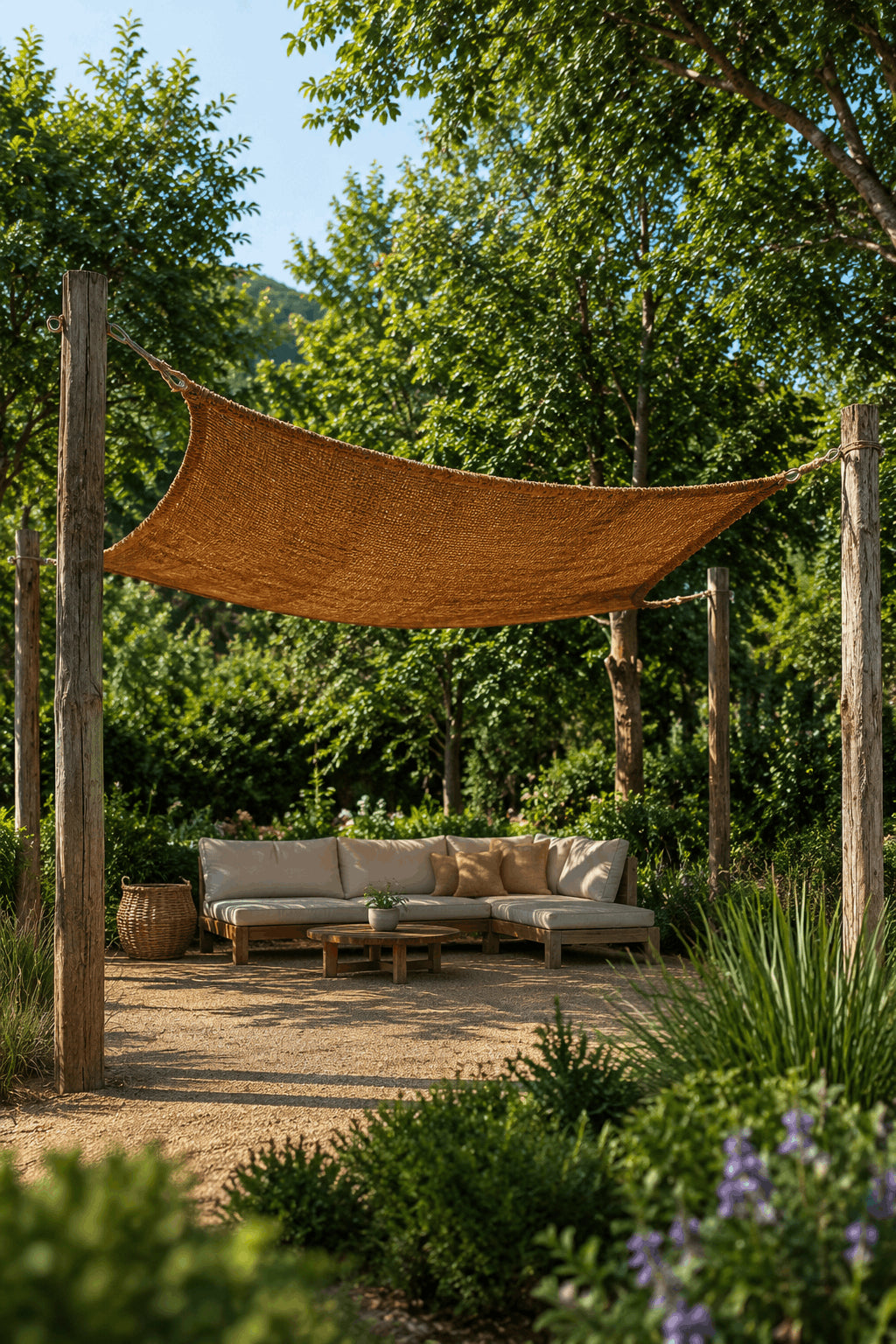 Natural Coconut Fibre Shade - 400x300 cm