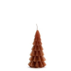 kerstboomkaars Rustikk Lys klein roest rust Christmas tree candle small