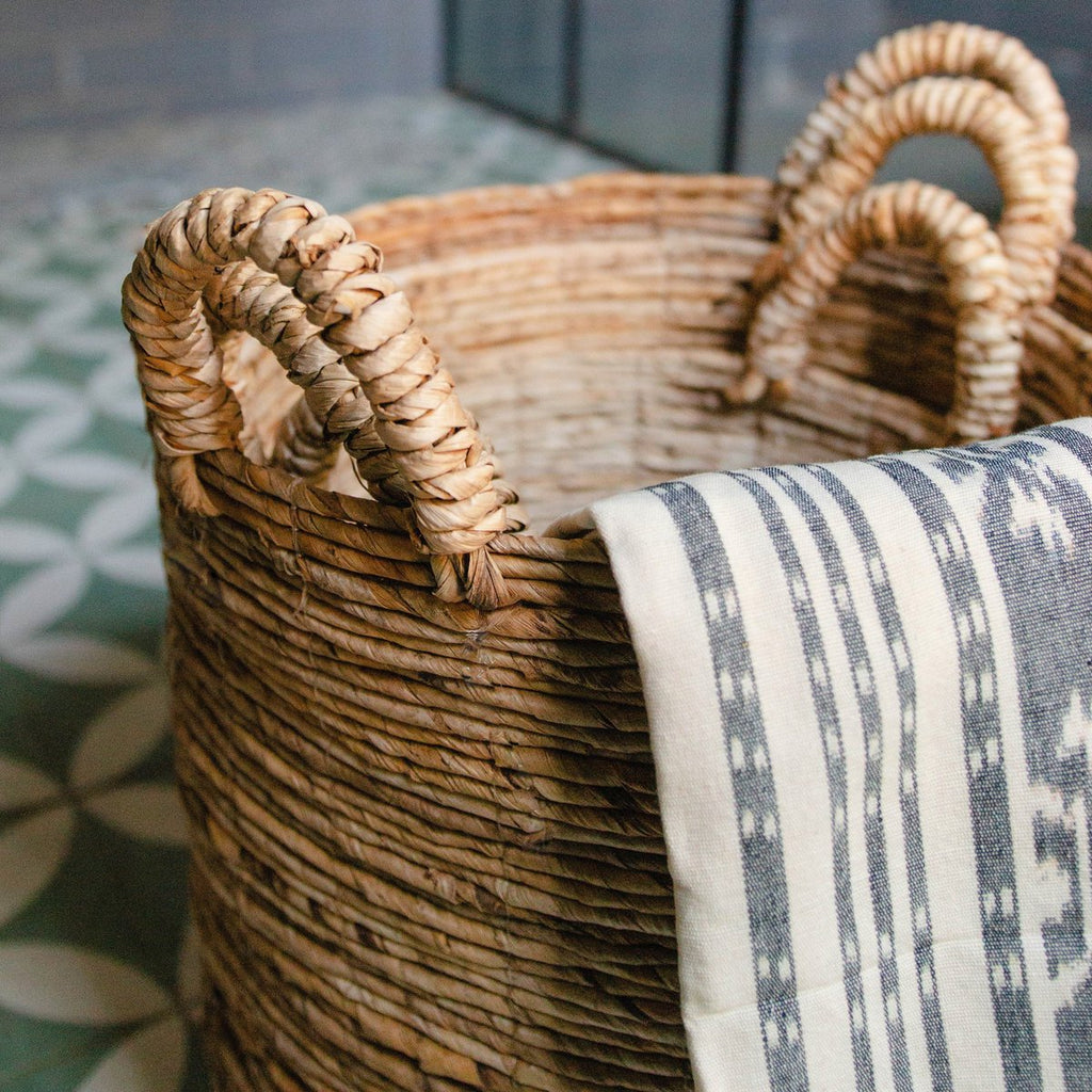Laundry Basket SYAILENDRA Storage Basket Banana Fibre handmade